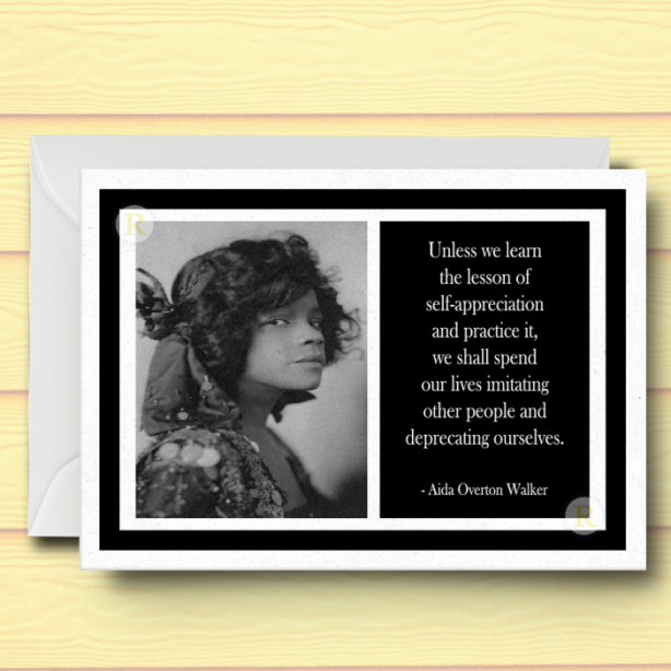 Aida Overton Walker Card